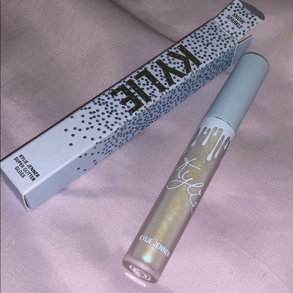 Kylie Cosmetics Super Glitter Gloss Snow Sparkle